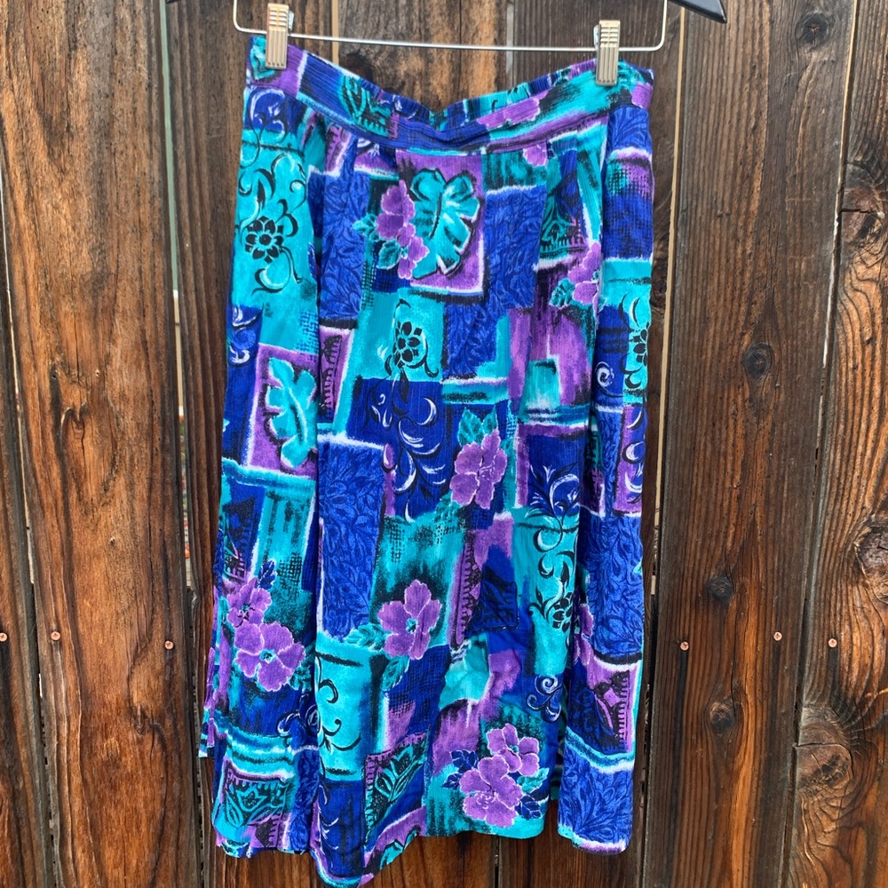 Vintage Comfortable Skirt with pockets